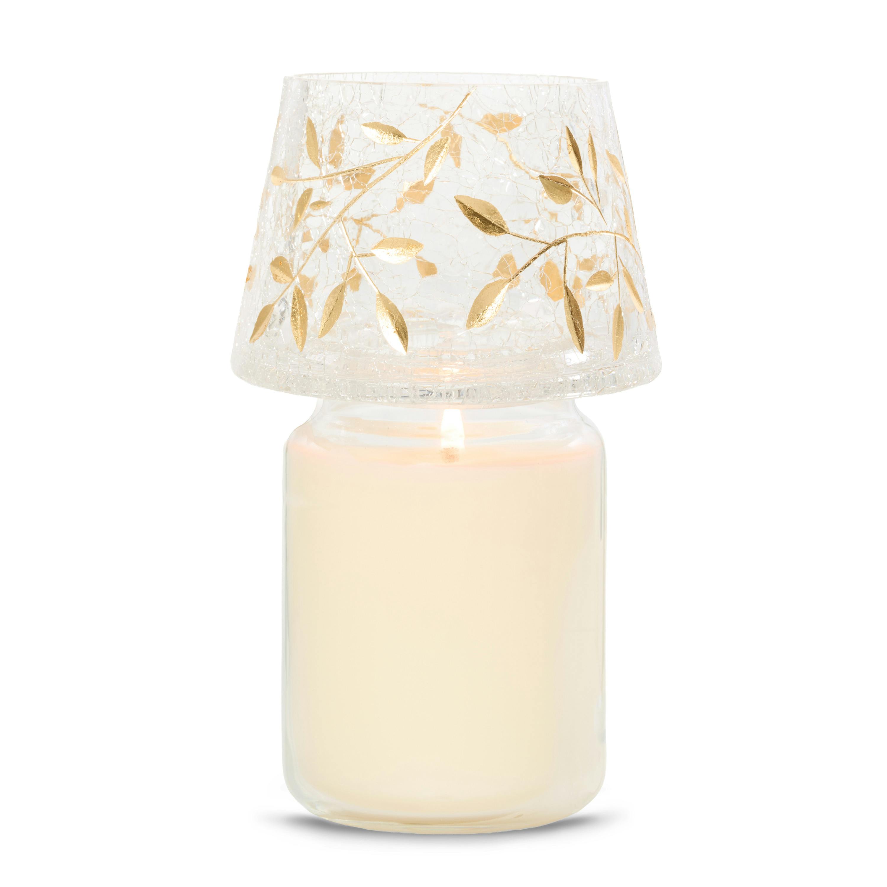 Gold Blossom Jar Candle Shade Jar Candle Shades