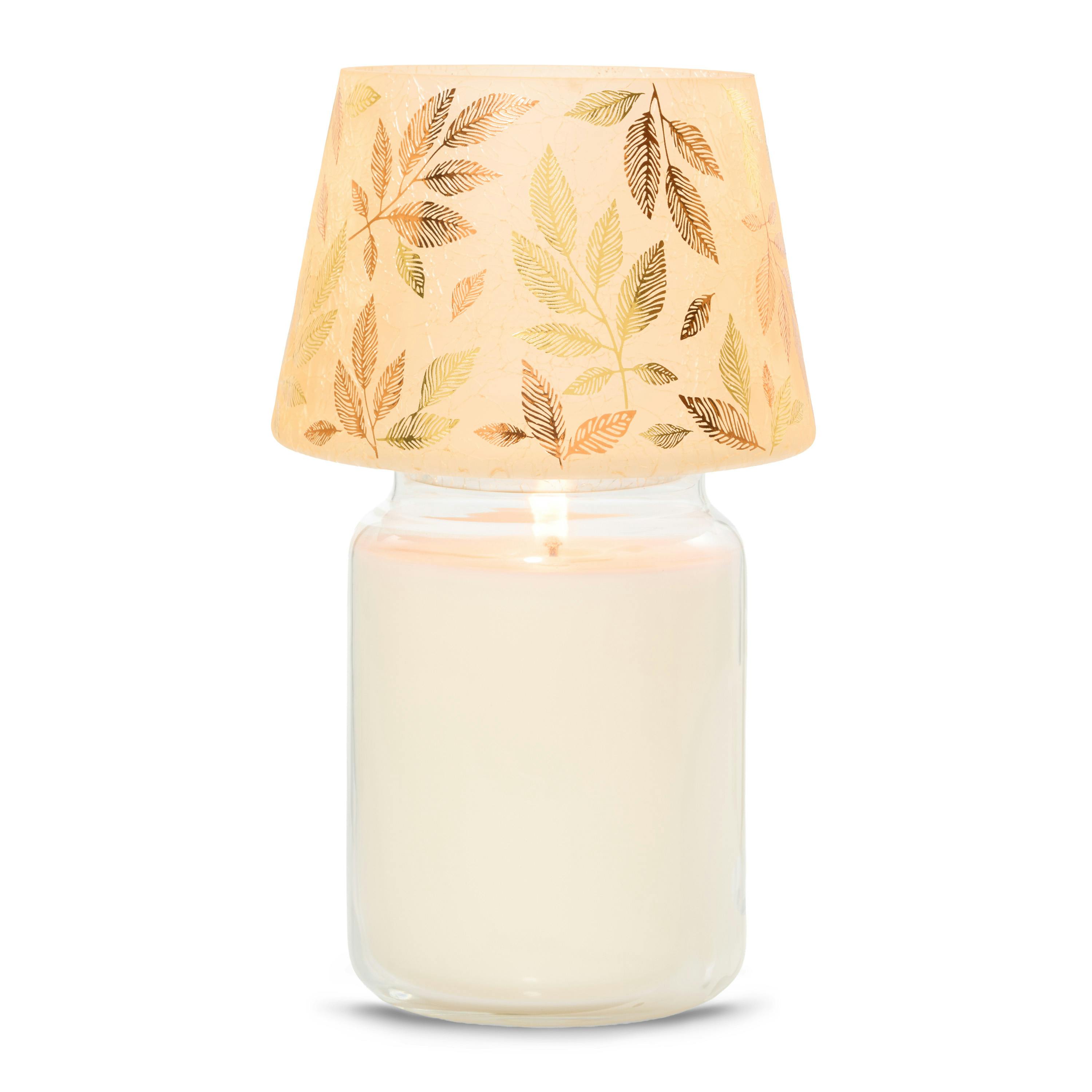 Frosted Gold Jar Candle Shade Jar Candle Shades
